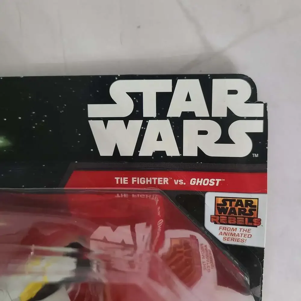 Hot Wheels Star Wars Die Cast Flight Navigator Tie Fighter vs Ghost